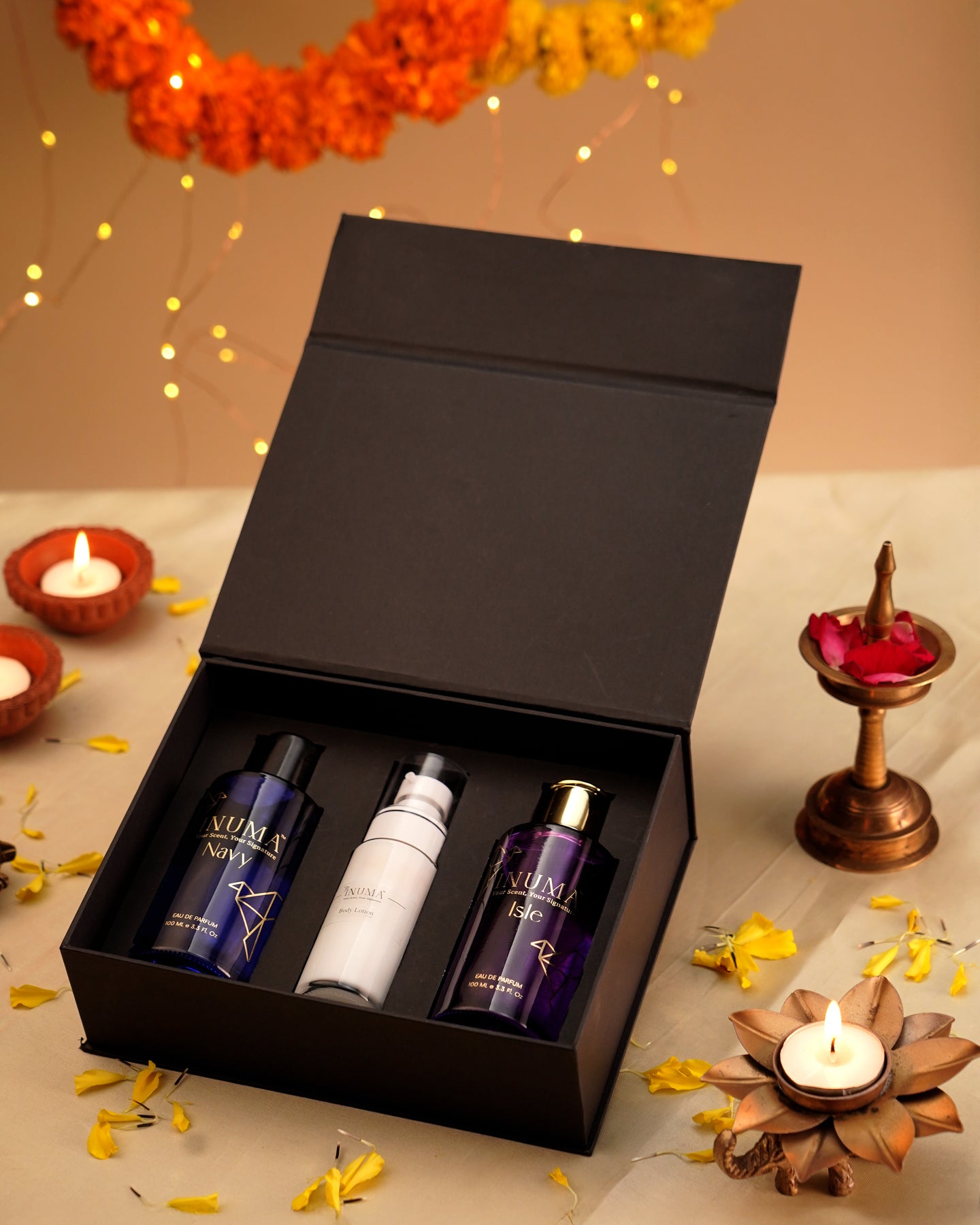 Inuma Luxe Trio (Pack of 2 Perfumes & 1 Body Lotion)